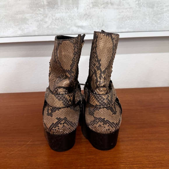 Saint Laurent Men’s Python Boots - Picture 4 of 7